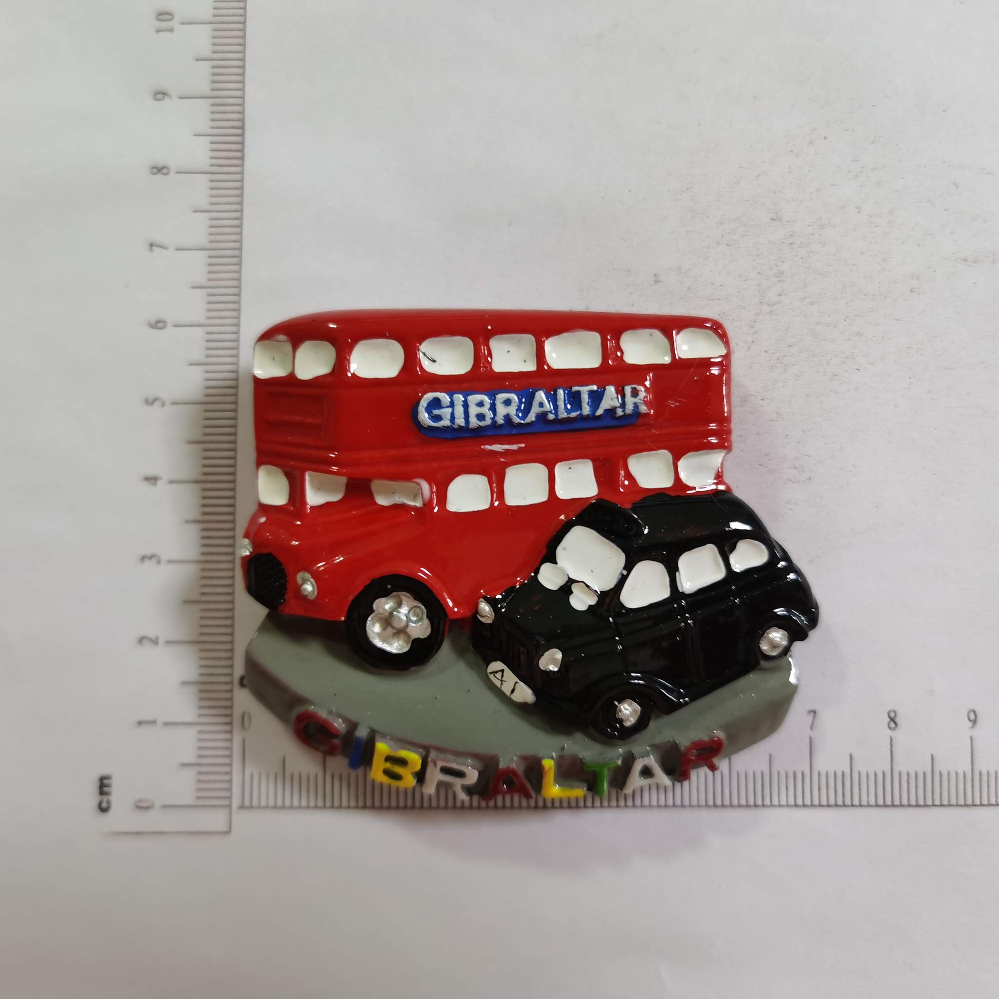 Magnete Frigo 3D Gibilterra – Souvenir Turistico Fatto A Mano In Resina – Regalo Di Viaggio Originale Per Decorazione Casa E Cucina - 2