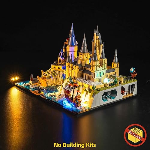 Miniatura 2 de BrickBling Kit de iluminación LED para Lego Castle and Grounds Building Set, compatible con Lego 76419-Lights solamente, sin modelo