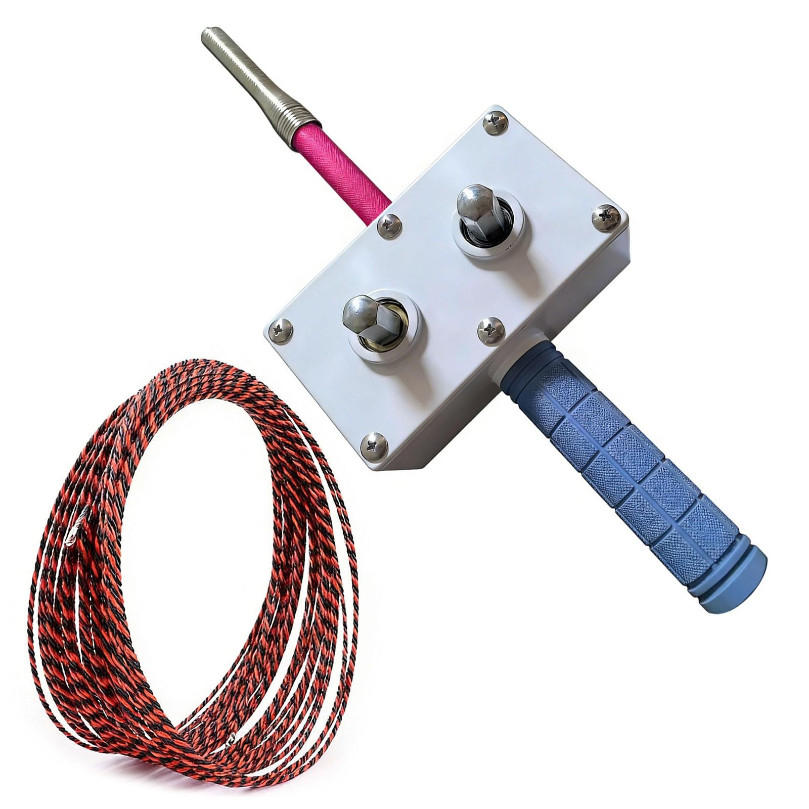 Compact Electrical Wire Snake Tool with Lightweight Design Perfect for Smooth Routing and Repairs Professional Aluminum Alloy Electrician Wire Pulling Tool for Easy Cable Installation in Tight Space