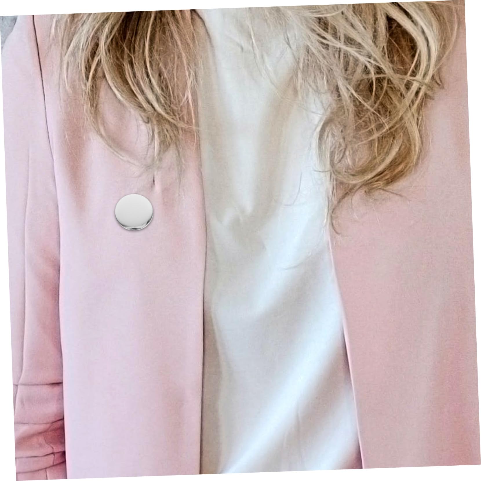 200ensembles Badges à Boutons Métalliques DIY Vierges avec Coques Métalliques pour Projets Artisanat Et Activités Scolaires