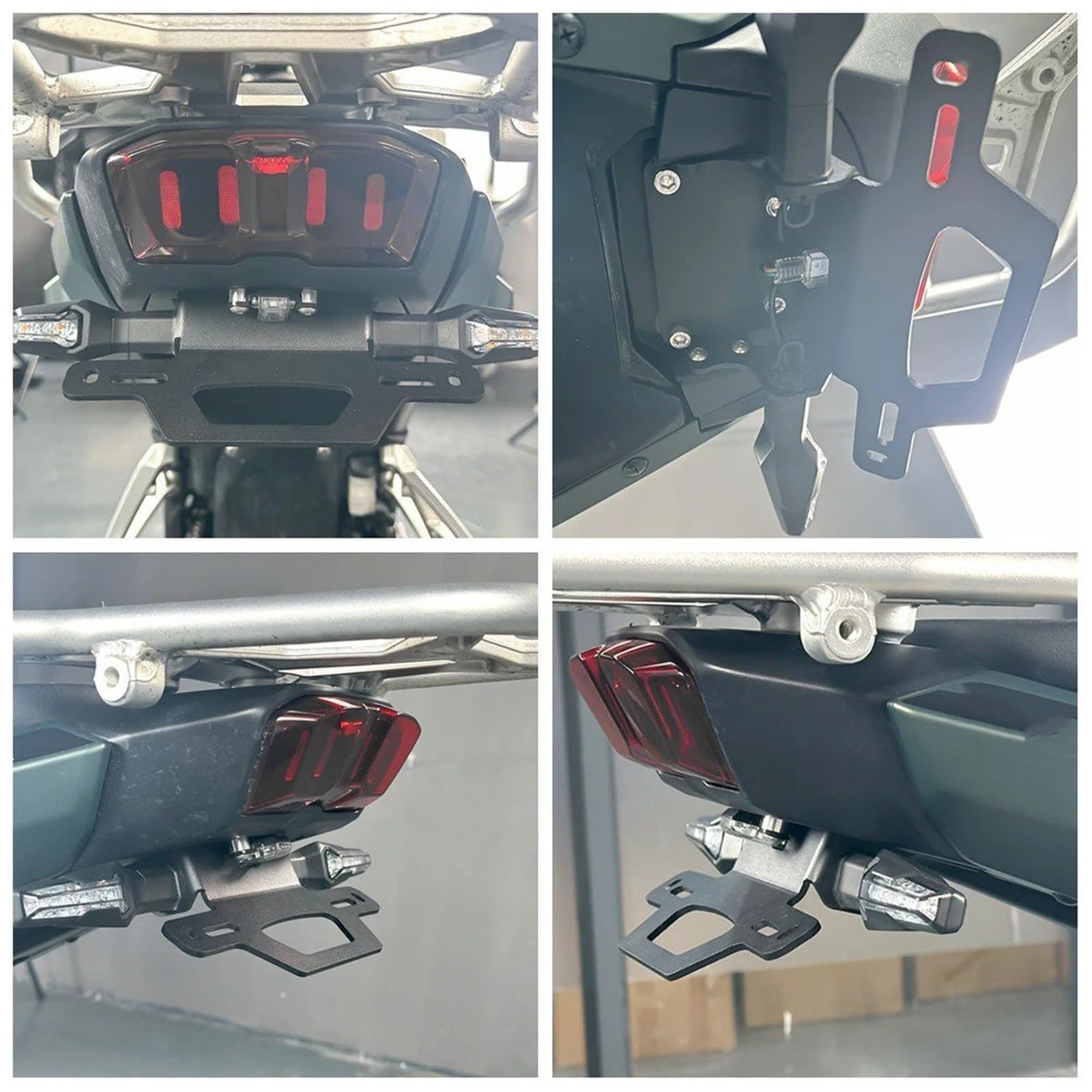 Motorrad Kennzeichenhalter Für KOVE 800X Für Pro Für Rallye Für Super Für ADV 2025 Kennzeichenhalter Motorrad Fender Eliminator Heckrahmen Registrierungshalter Unterstützung