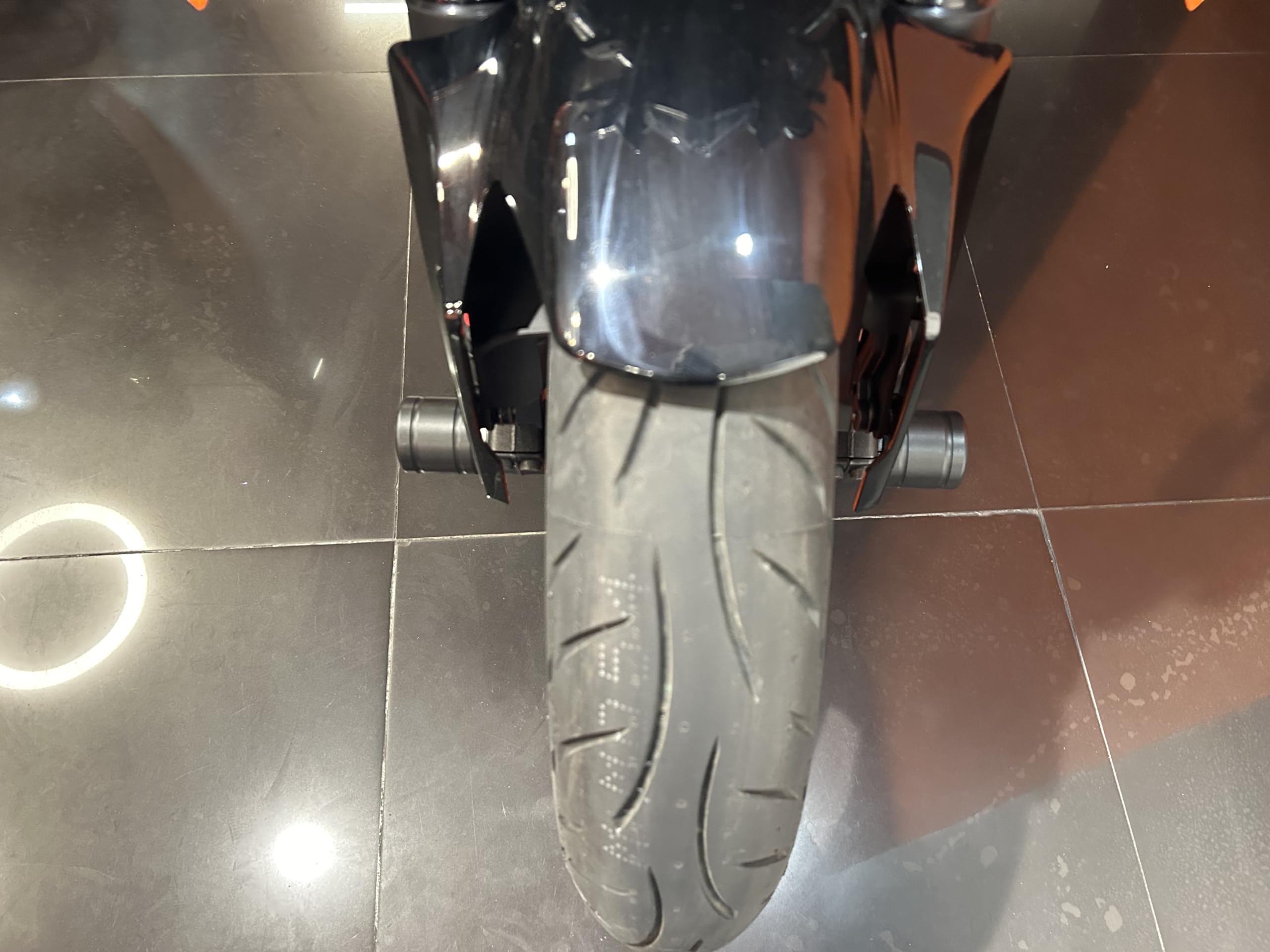 RoadRash Front Fork Slider Wheel Axle Alloy Protector for KTM Duke 250 390/ RC 200 390 /Gen 3 2024 + Models Only