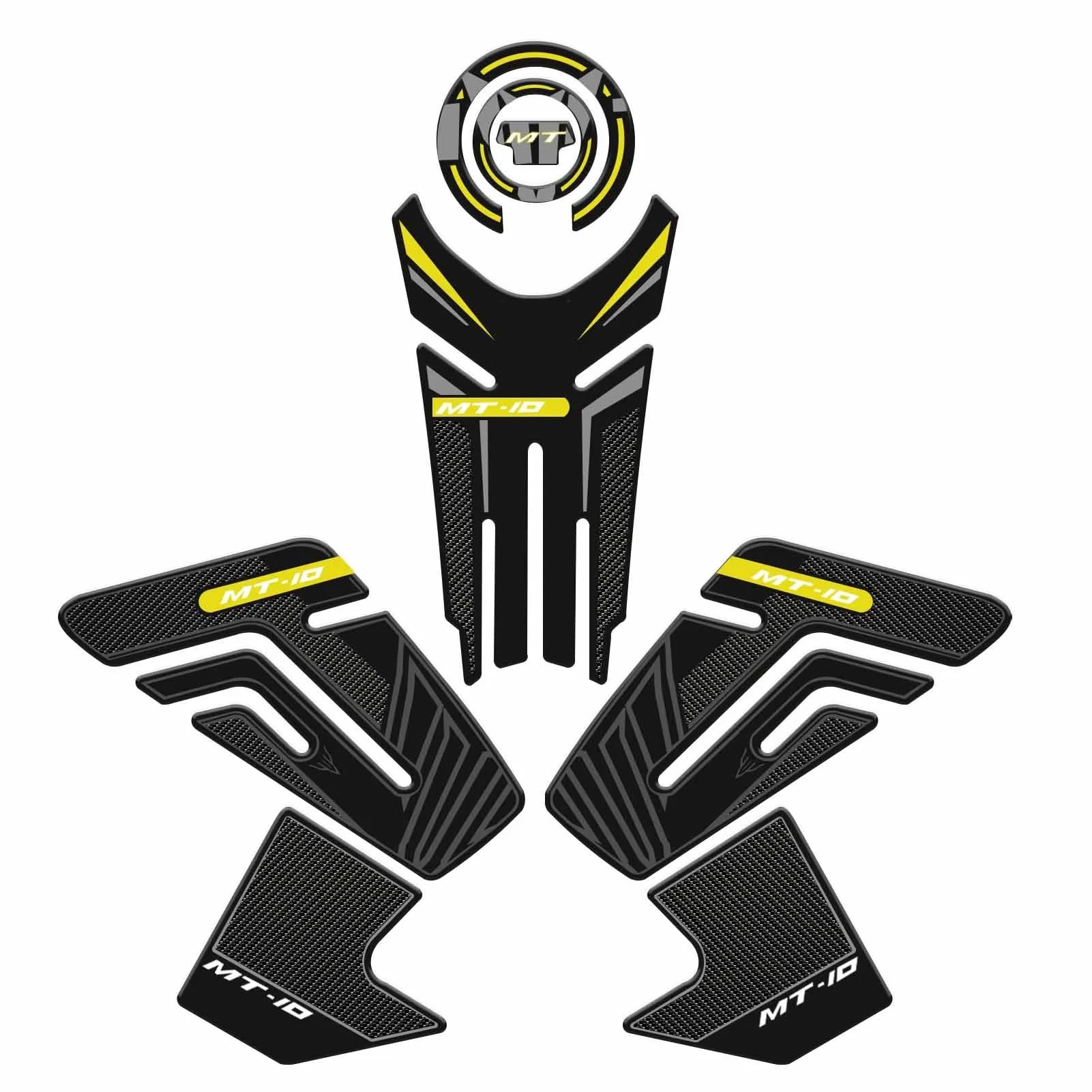 for Yamaha MT10 FZ10 FZ MT - 10 SP Motorcycle Stickers Decals Tank Pad Grips Gas Fuel Oil Kit Knee Protector Hyper Naked Bike