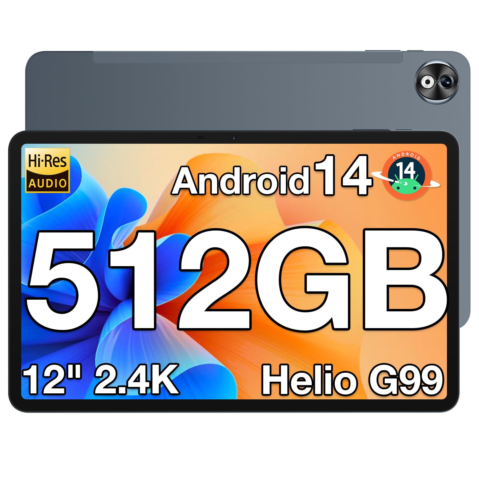 DOOGEE U10 Tablette WiFi 6, 9GB RAM + 128GB ROM(TF 1TB) Tablette