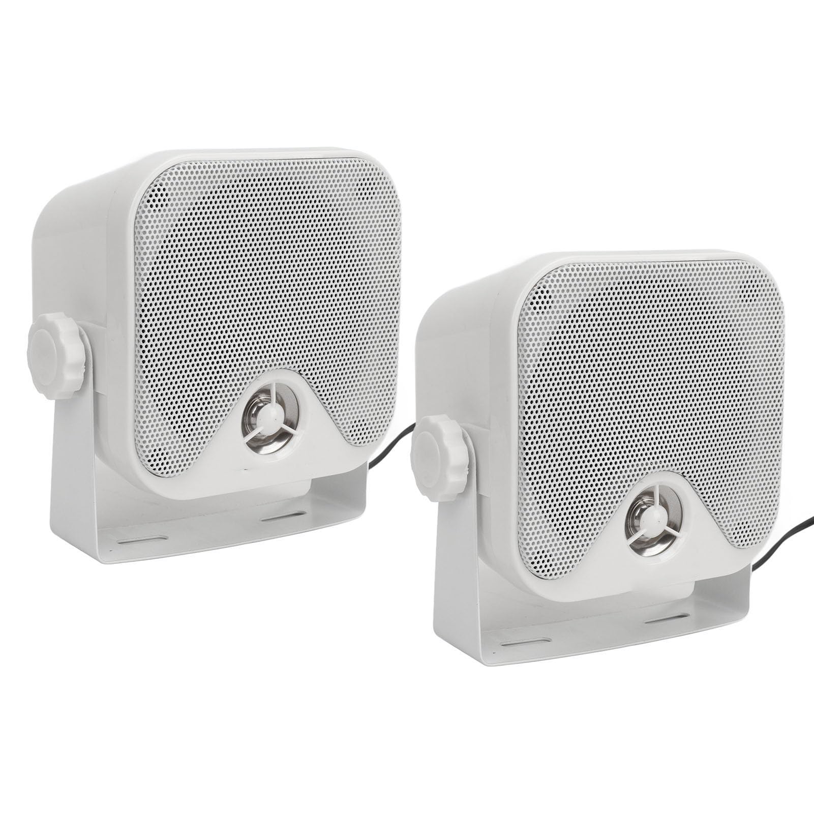 Akozon Altavoces Marinos de Caja de 4 Pulgadas, Sistema de Sonido Resistente Al Agua de 100W para Tractor ATV UTV