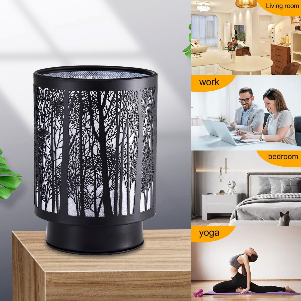 Battery Operated Lamp with Timer, Cordless Lamps for Power Outage, Decorative Small Accent Lamp for Area No Plug, Battery Powered for Living Room Bedroom Tabletop Entryway Centerpiece Gift