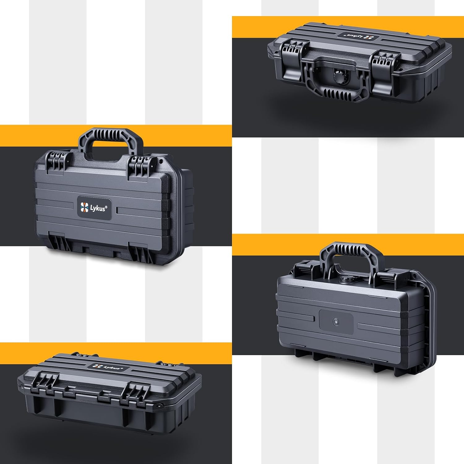 Lykus HC-3011 Waterproof Hard Case with Customizable Foam, Interior size 12.2x5.5x3.5 in, Suitable for short slim items - Image 6
