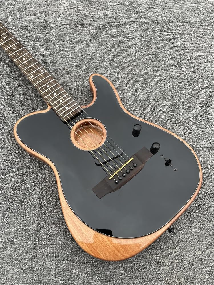 Amazon | カスタム 6 弦エレクトリック ギター、スプルース パネル