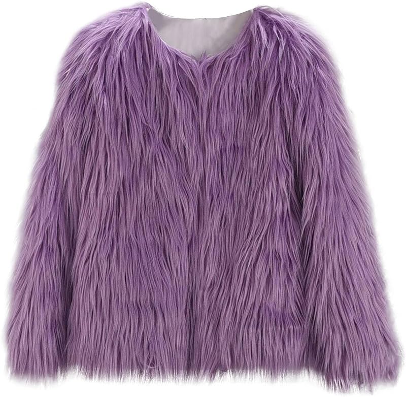 Toddler Girls Faux Fur Coat Kids Winter Warm Jacket Long Sleeve Coats Fashion Outerwear Jackets Tops