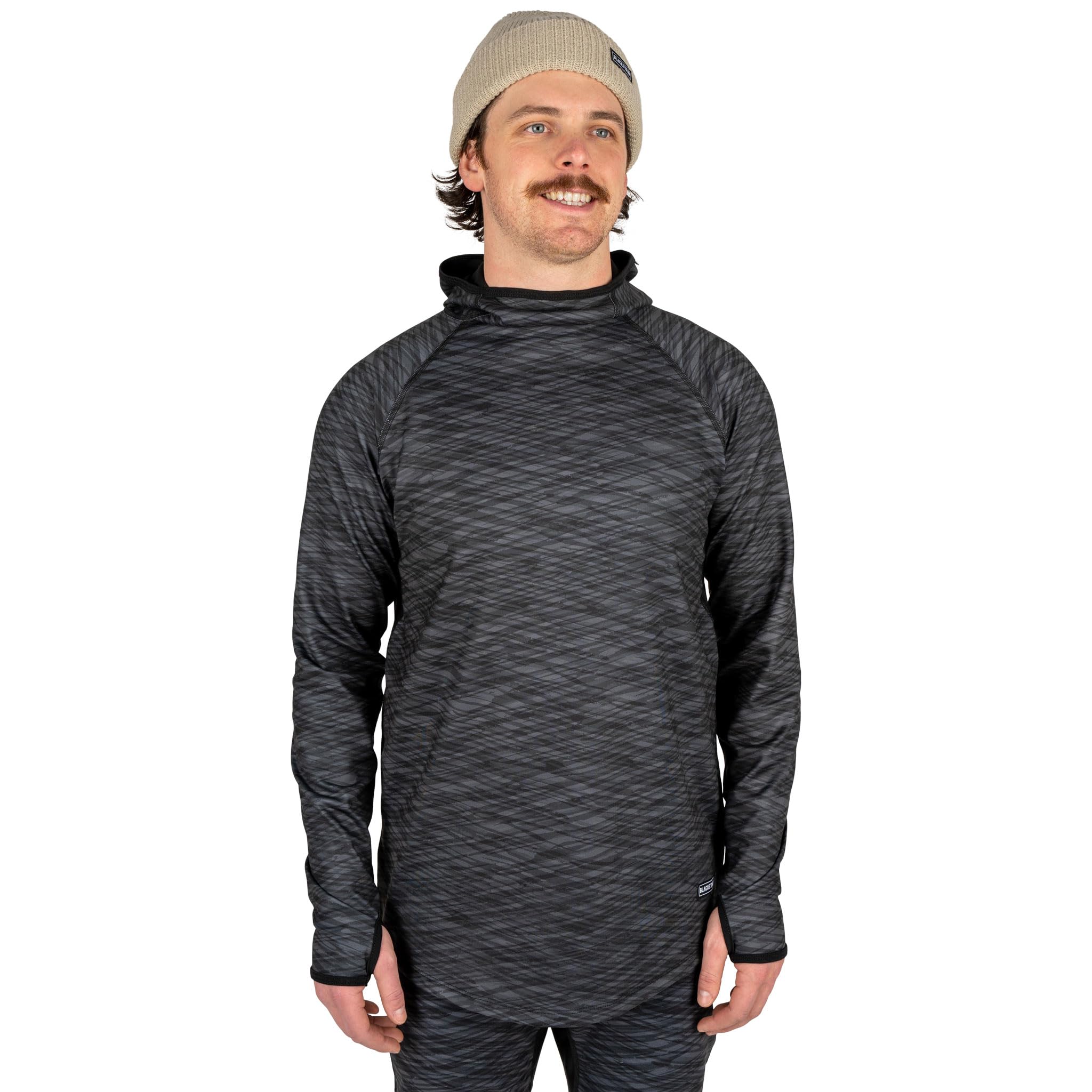 BLACKSTRAPMen's Summit Base Layer Hoodie Long Sleeve, Full Contoured Hood, Maximum Warmth and Comfort, [insert color]