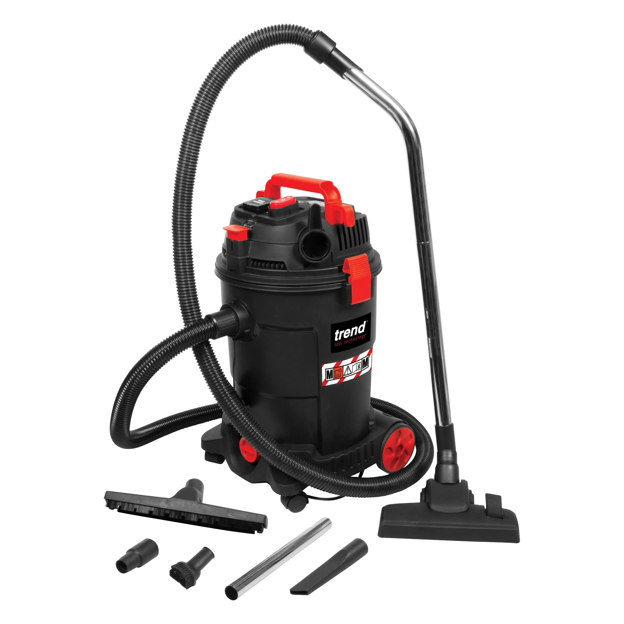 Trend odkurzacz na mokro i sucho klasa M, 1200 W, 25/17 l, T33 | Odkurza pył i płyny, klasa M, pojemność 25 l na sucho i 17 l na mokro, T33A/EURO