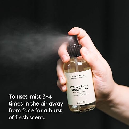 Miniatura 5 de Calyan Wax Co. Aerosol de hoja perenne y eucalipto