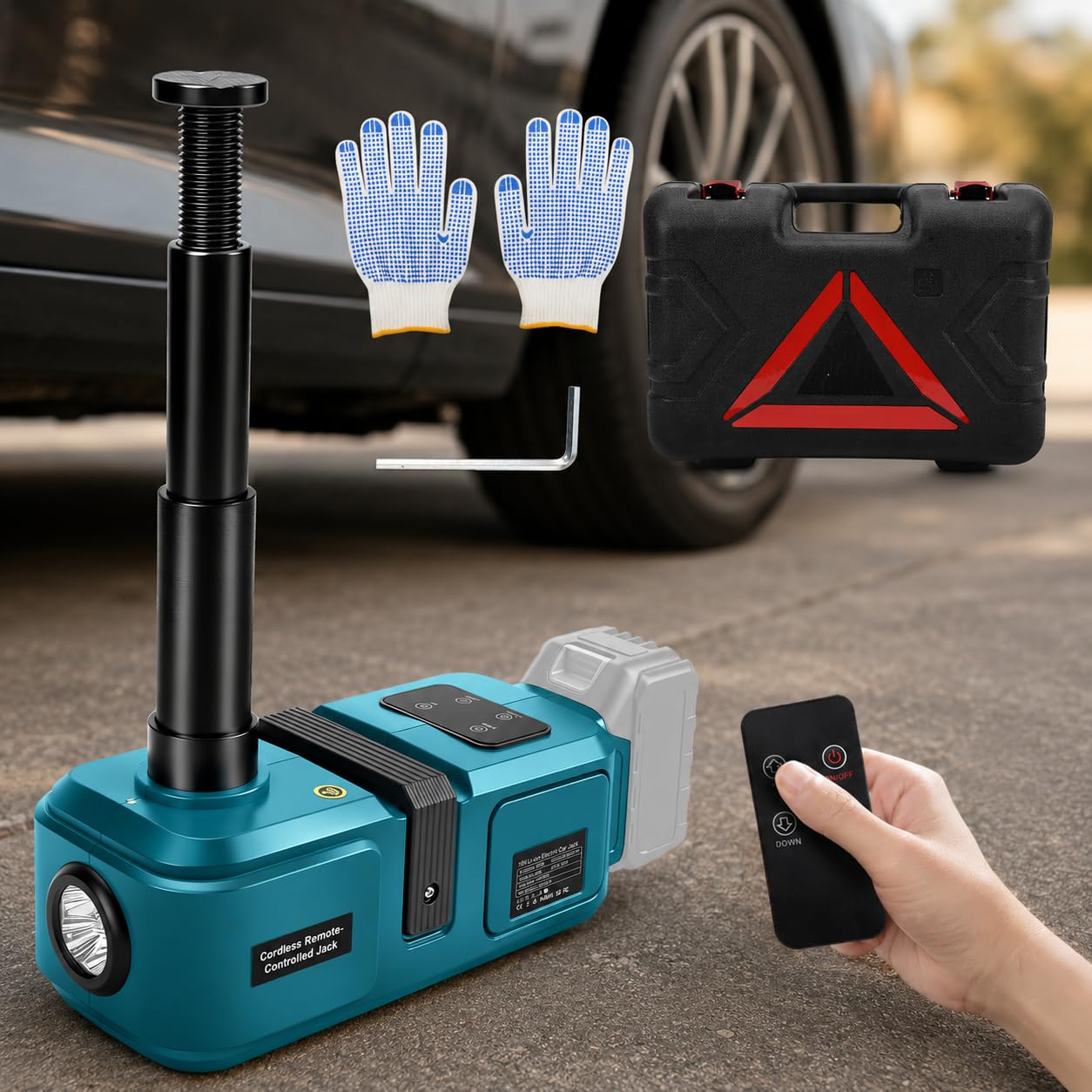 Amazon.co.jp: ZWPARTS 電動ジャッキ 油圧式 マキタ18V対応 本体のみ