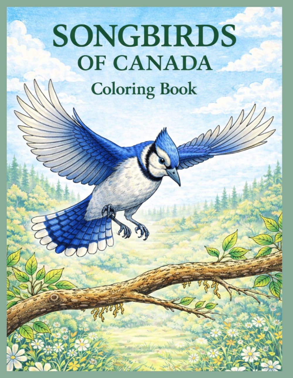 Songbirds of Canada Coloring book