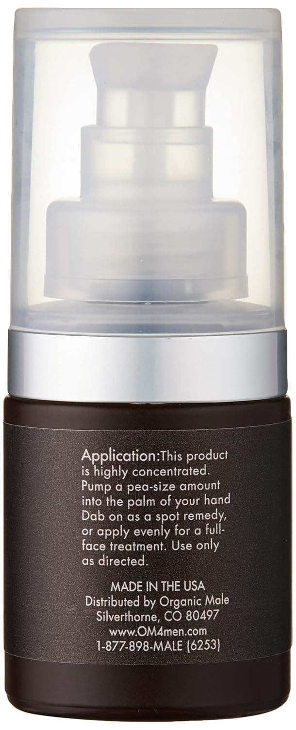 Organic Male OM4 Intercept: Ancient Alchemy Age-Arresting Elixir Serum - Featuring Hyaluronic Acid and Vitamin C to nourish and hydrate all mens skin types