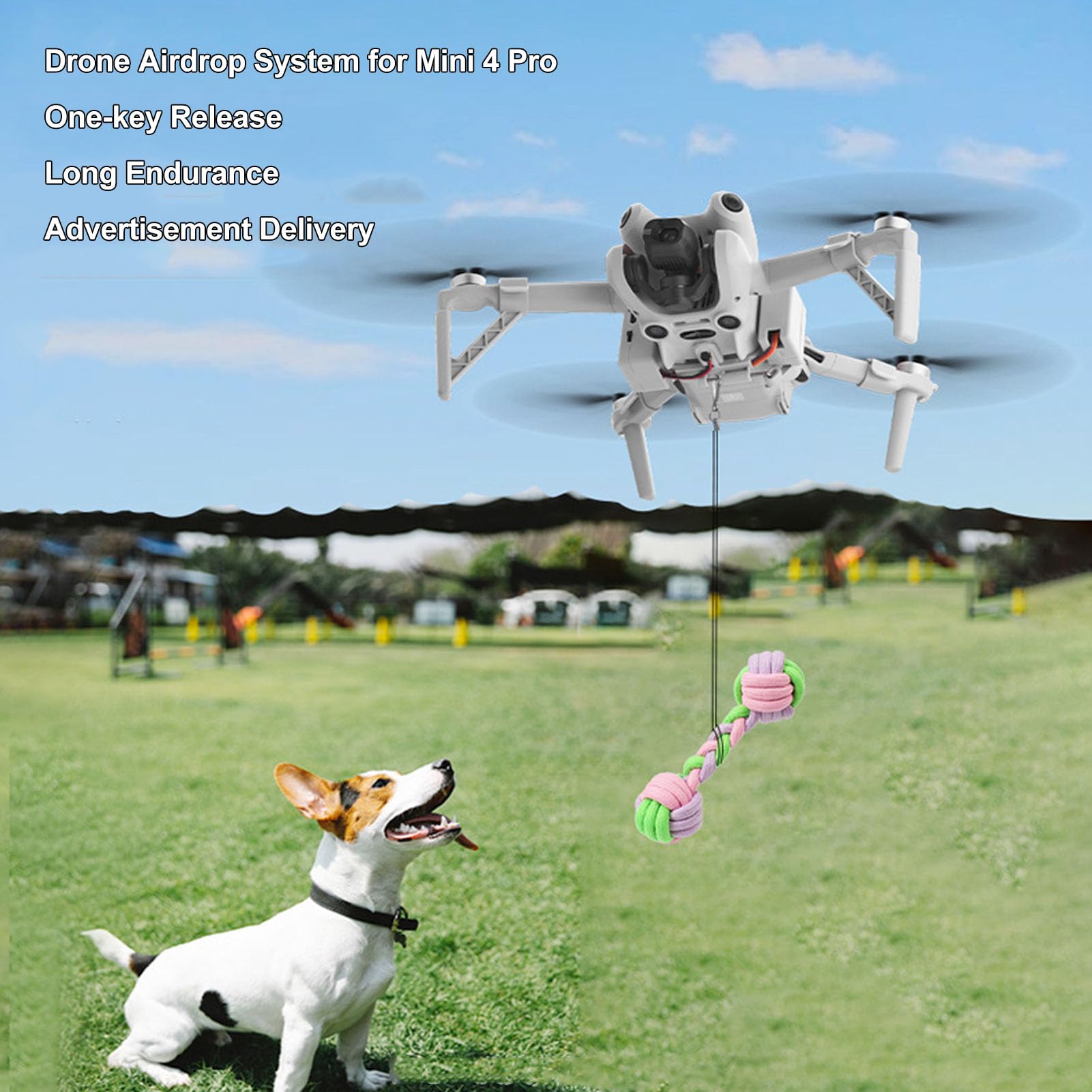 Système Airdrop RC pour Drones Mini 4 Pro, 100 G, Léger, Robuste, Sûr, Chargement USB