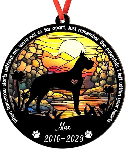 Miniatura 35 de Adorno personalizado para atrapasoles Bichon Frise, Bichon Frise Sun Catcher Adorno de Navidad – Regalo para perro amante, Bichon Frise 3D 2 capas