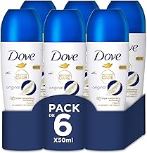 Dove Advanced Care Roll-On Deodorant 48h Original Alcohol Free for Women, with 100% Natural Nourishing Oil and Antiperspirant, Pack of 6 x 50 ml