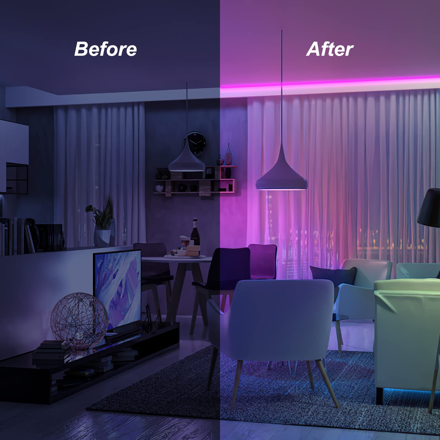 RGB & Warm Wit Ultra 4 in 1 Losse Led Strip | 60-84 Leds pm Type 5050 12V 17W pm