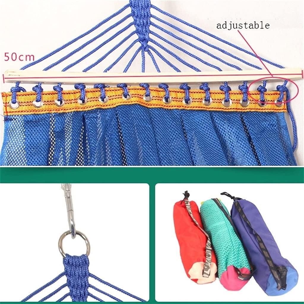 Hamac Portable Glace Soie Hamac Balançoire Lit Extérieur Double Personne Maille Hamac Camping Jardin Suspendu Chaise De Couchage Extérieur Camping Intérieur Jardin Randonnée Accessoires (Color :
