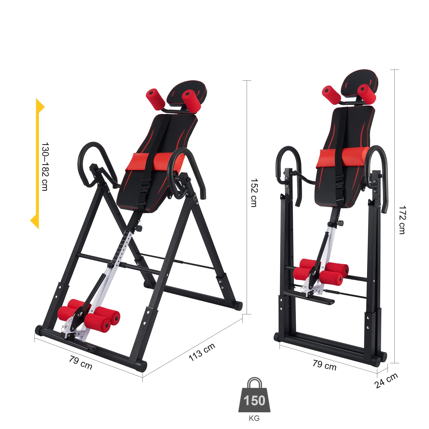 Amazon | LAKARU 逆さぶら下がり健康器 逆立ちマシン 折りたたみ式