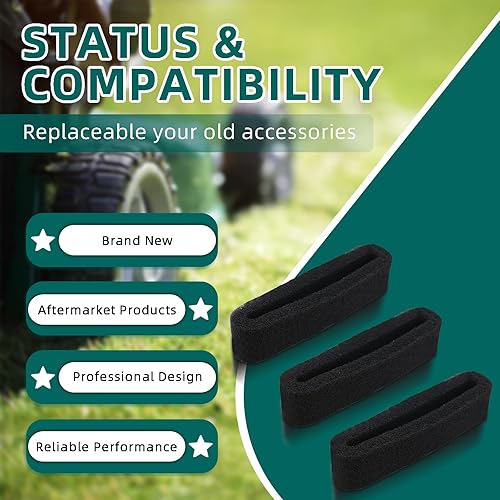 Miniatura 6 de AUTOKAY 753-06417 Filtro de aire para Troy Bilt TB2MB TB32EC TB22EC Bolens BL160 BL110 Remington RM2510 RM2520 RM2560 RM2570 RM2599 MTD Yard Man