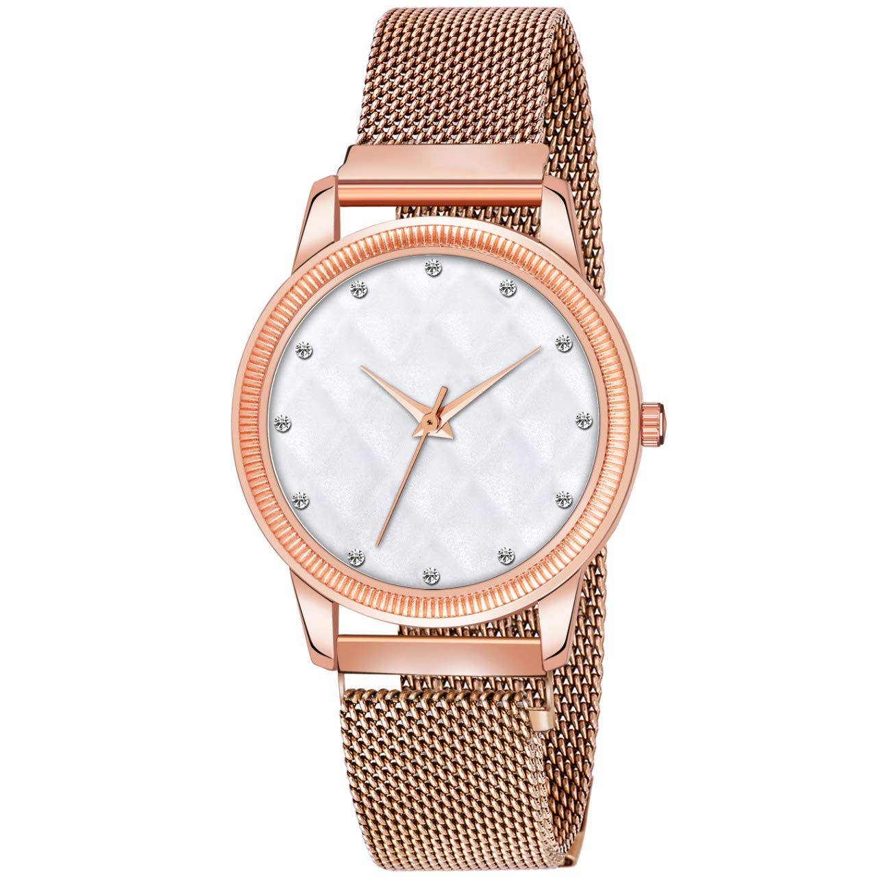 The Shopoholic Analog White Dial Magnetic Belt Watch for Girls and Womens (B08W8JBTCB) Amazon Price History, Amazon Price Tracker