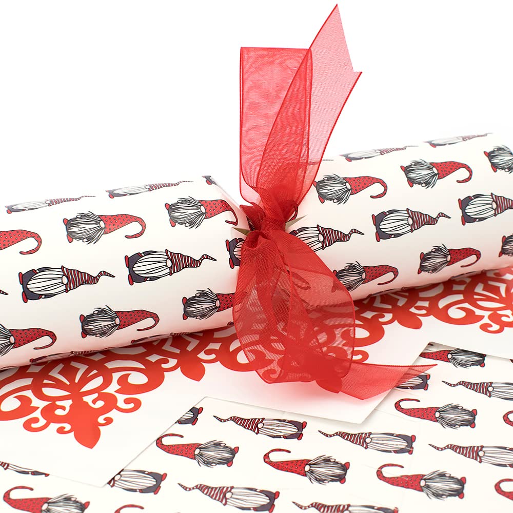 That's Crackers! 12 Christmas Nordic Gonk | Cracker Making Craft Kit | Make & Fill Your Own