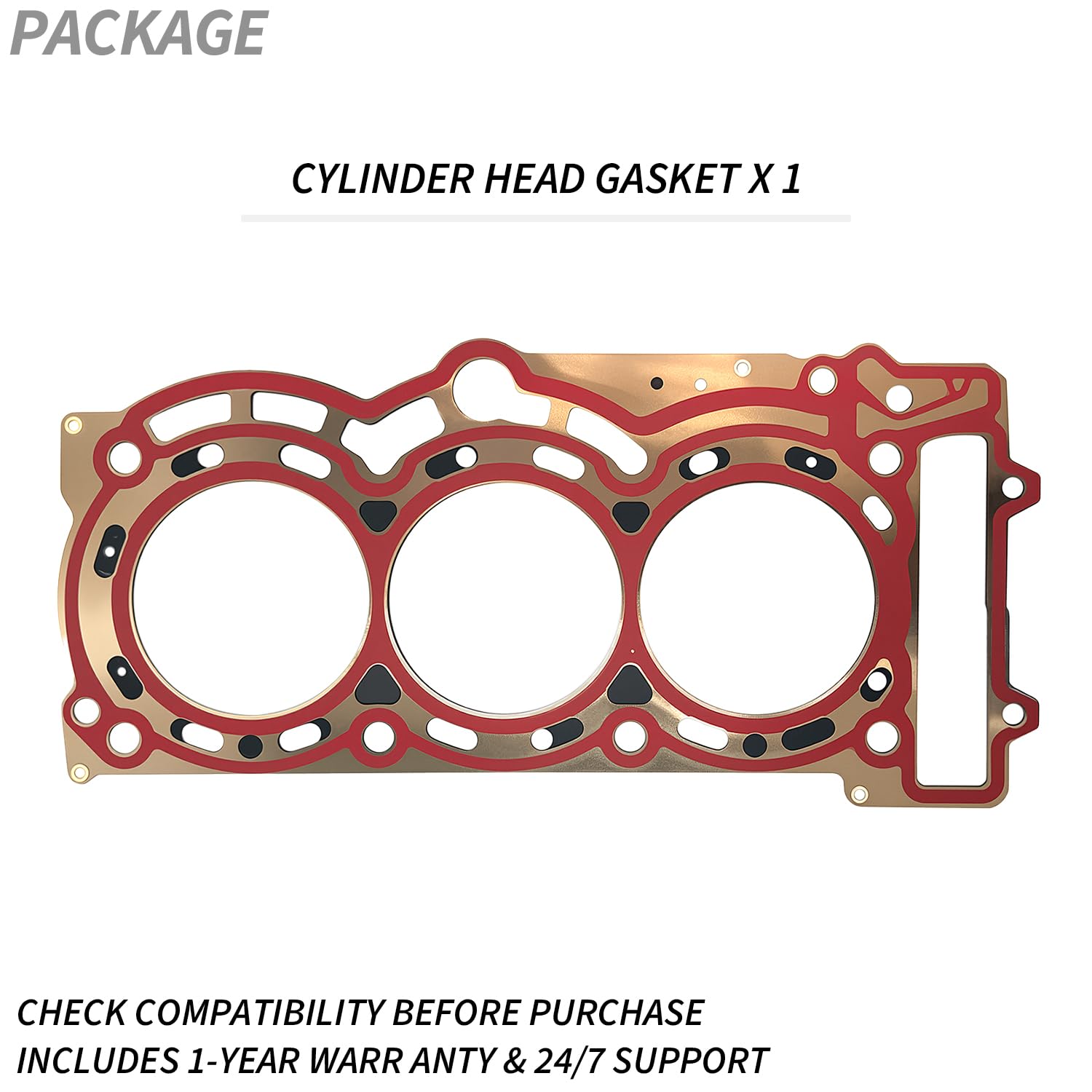Cylinder Head Gasket for Can-Am Maverick X3 RR RMax Turbo, for Ski-Doo Expedition 900 Grand Touring 900 Renegade X 900 OEM# 420431816