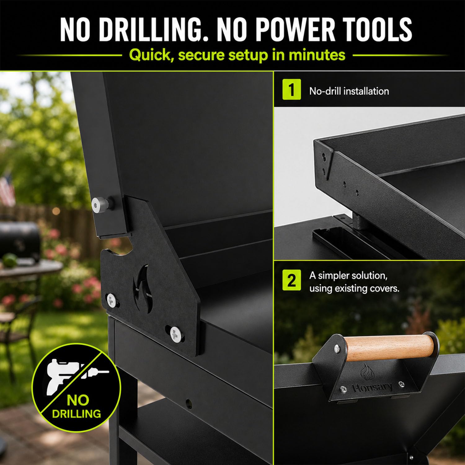 Handle & Hinge Kit for Blackstone Griddle 28