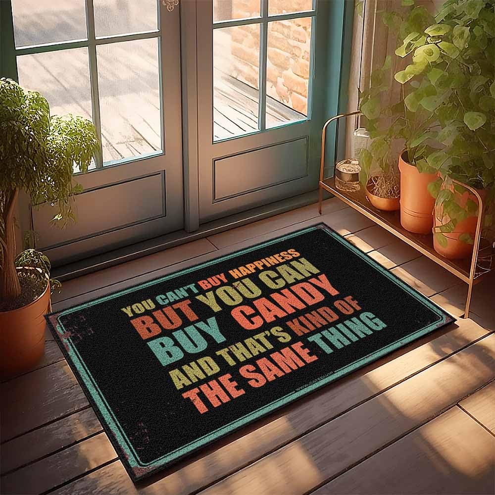 Felpudo antideslizante de 50x80 cm con diseño original para barra de patio y garaje