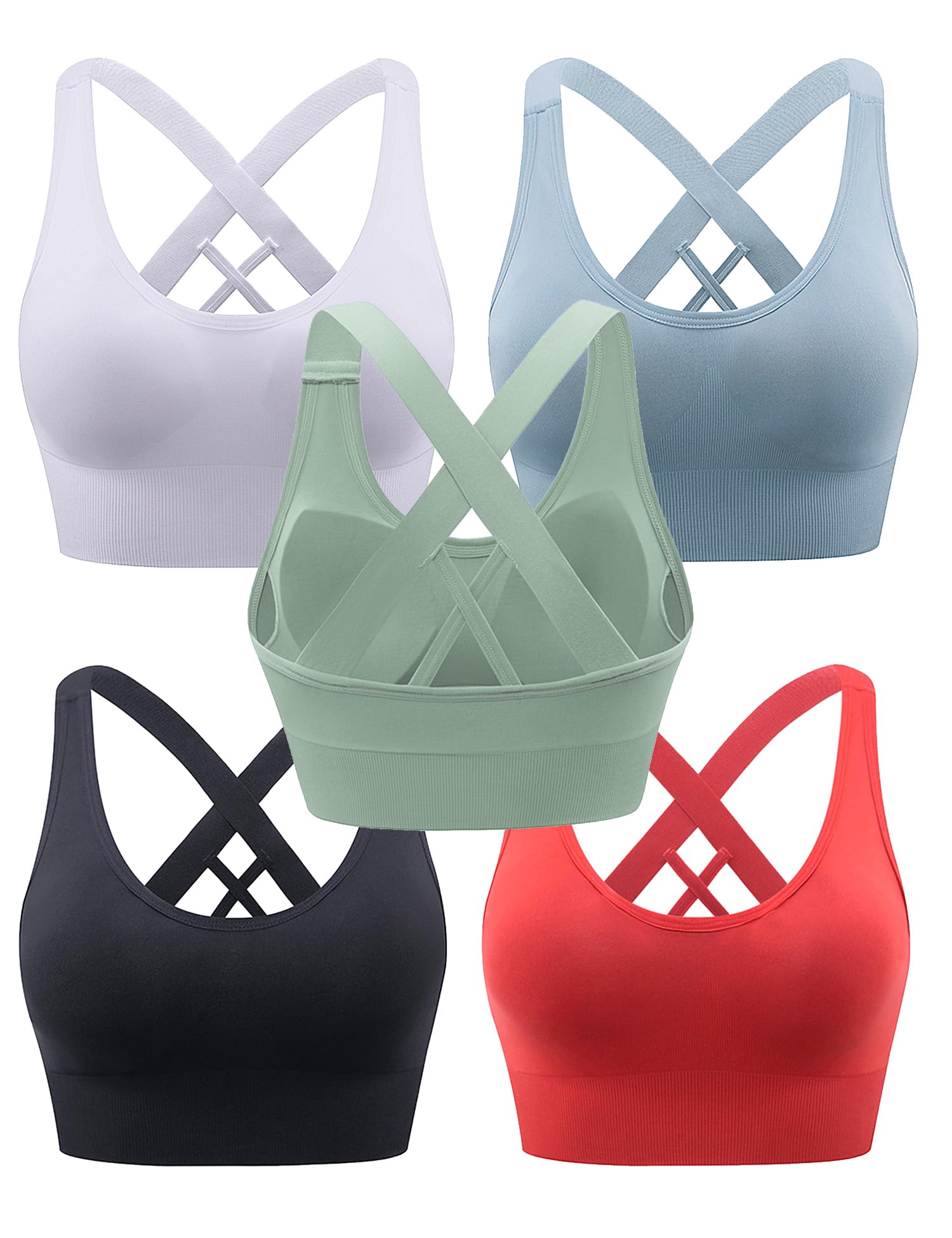 Reggiseno Sportivo Donna Senza Ferretto Reggiseni Push Up Sportivo Donna Yoga Reggiseno Sportivi per Allenamento Running Boxing
