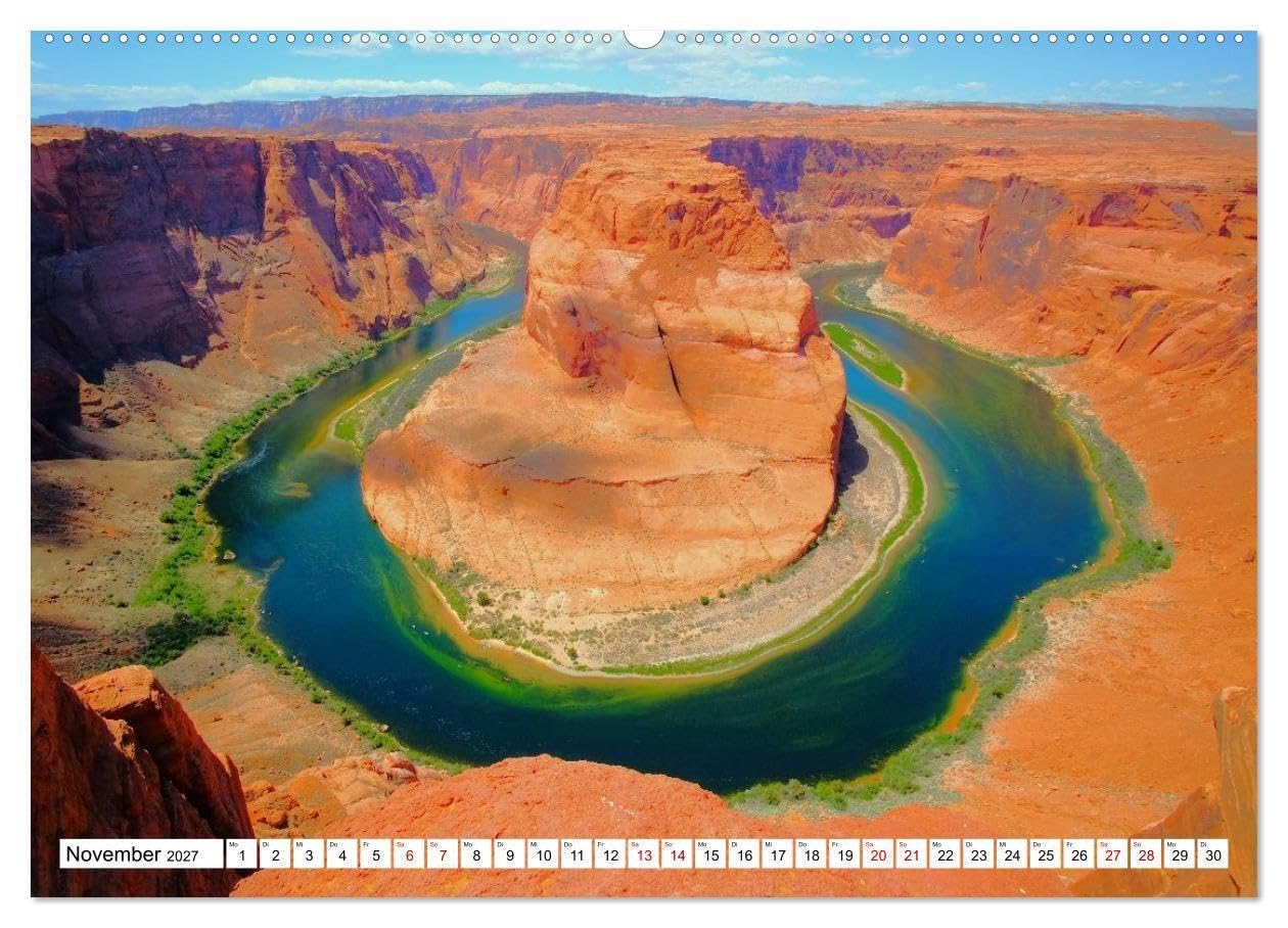 Naturwunder und Nationalparks der amerikanischen Westküste (hochwertiger Premium Wandkalender 2027 DIN A2 quer), Kunstdruck in Hochglanz: Die Schönheit des Wilden Westens (CALVENDO Orte)