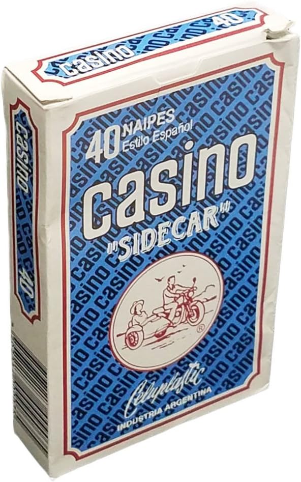 Baraja de cartas españolas Casino catalán Sidecar Justo Rodero Argentina Naipes