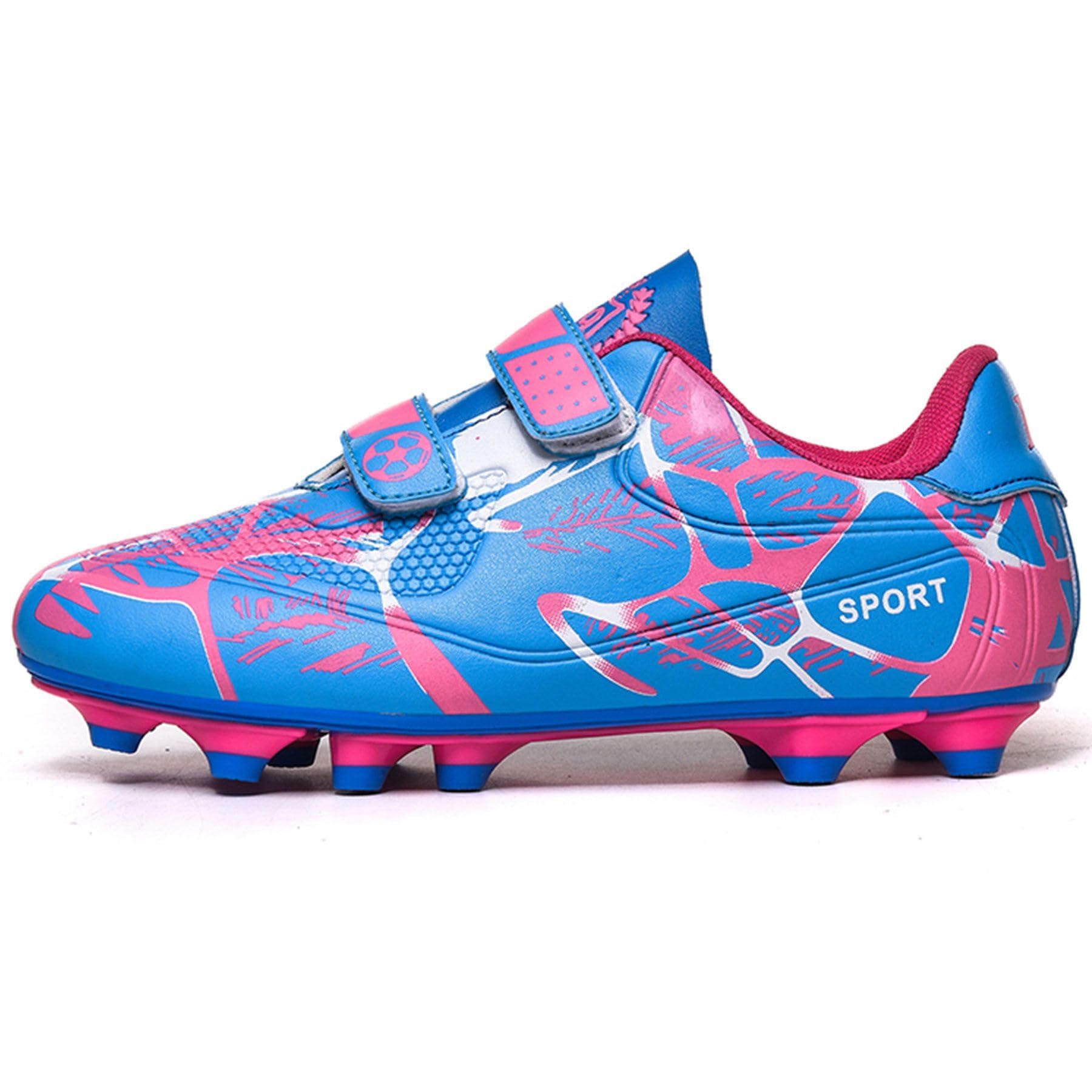 Sainilei Scarpe da Calcio Ragazzi FG/AG Professionale All'aperto Calcio da Scarpe Ragazzo TF Allenamento Bambini Teenage Spike