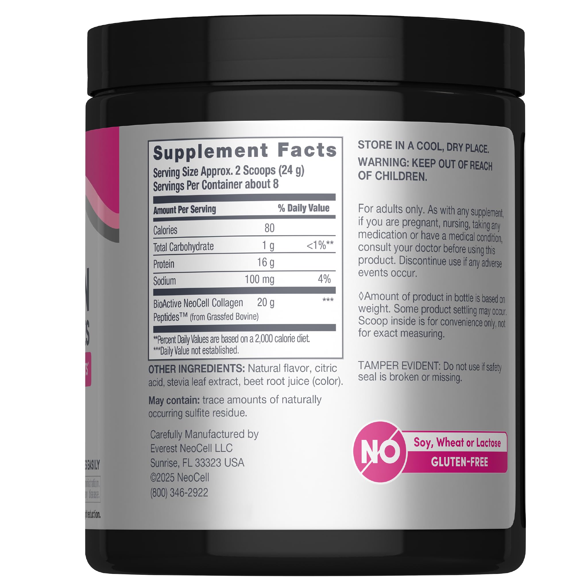 NeoCell Collagen Peptides Powder | Grass Fed Bovine | Hair, Skin, & Nails — Amazon image 2