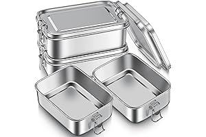 Dependable Steel Box for Meals On-The-Go