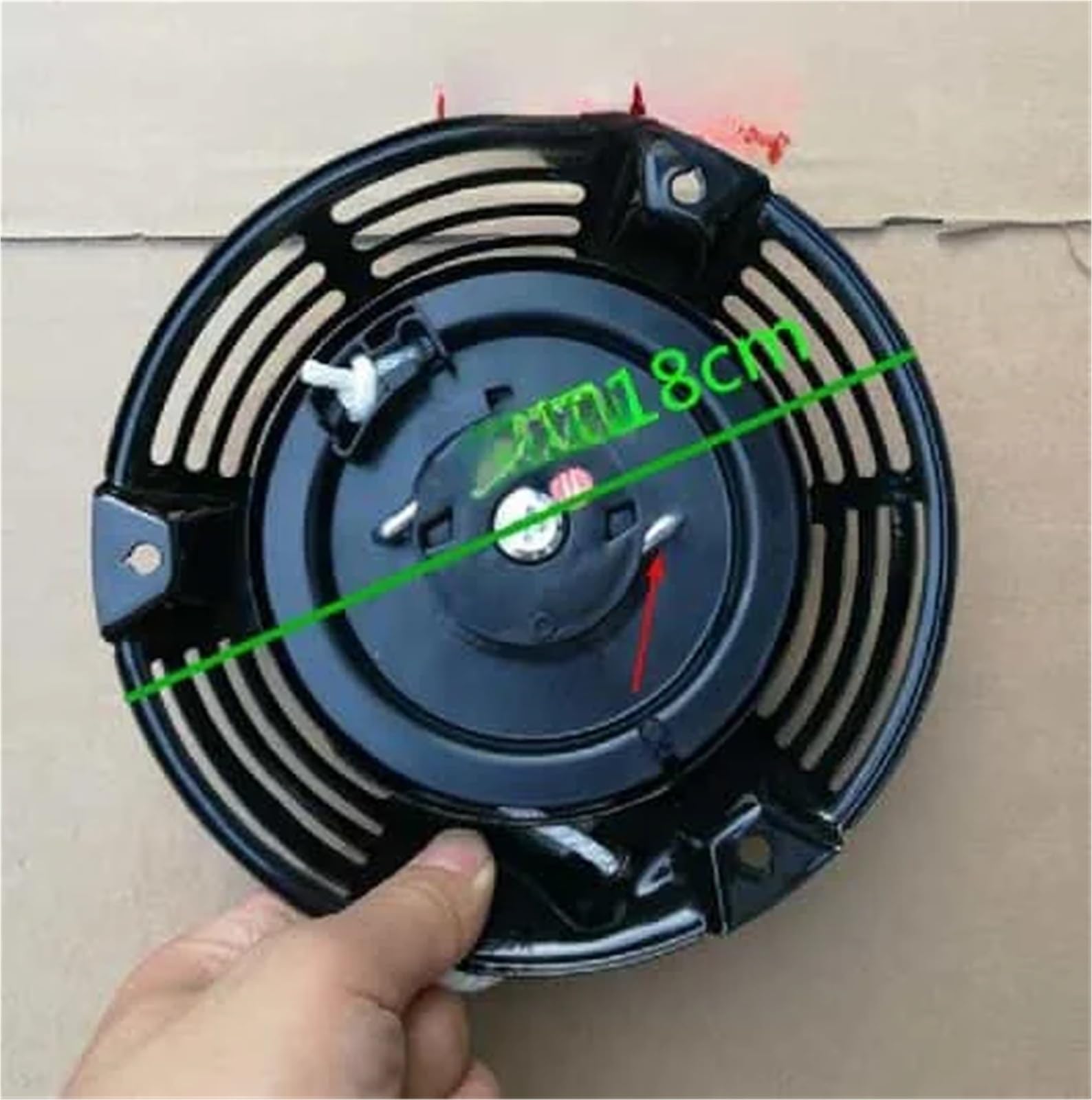 Arrancador de retroceso GXV160 for GXV140 HRU216 HRJ196 HR */HRH536 535 1P68F cortacésped cuerda de tracción cubierta de perilla polea resorte piezas de herramientas de jardín(A Steel Bar Ratchet)