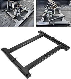 ECOTRIC Hitch Rail Adapter Compatible with 2013-2021 Dodge Ram 2500 3500 Factory HD Towing Option Trailer Steel Fifth Wheel Rail Kit Mounting Adapter 25,000 lbs Replacement for 30154 Heavy Duty Steel