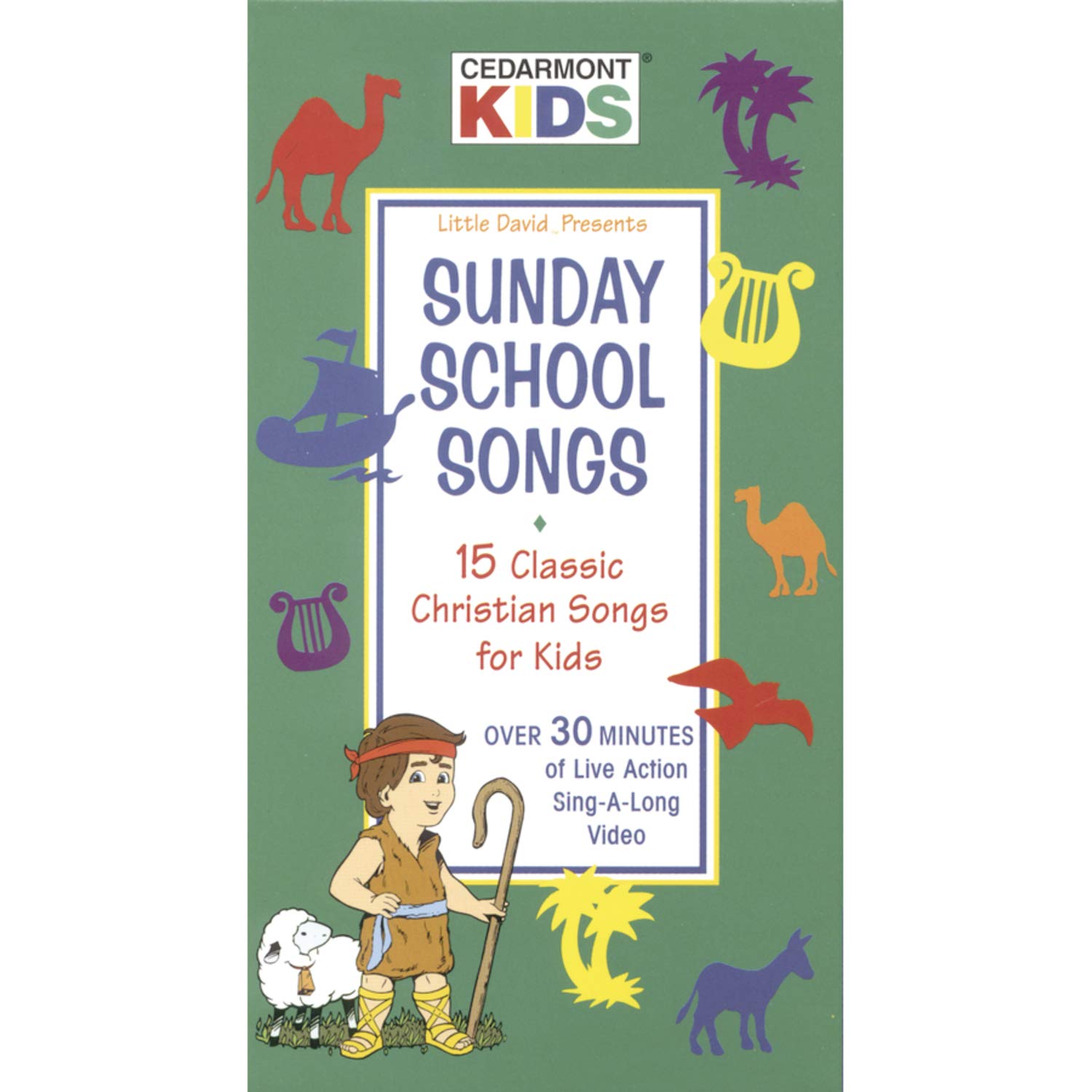 Cedarmont Kids Sunday School Songs: 15 Classic Christian Songs for Kids Over 30 Minutes of Live Action Sing-A-Long Video