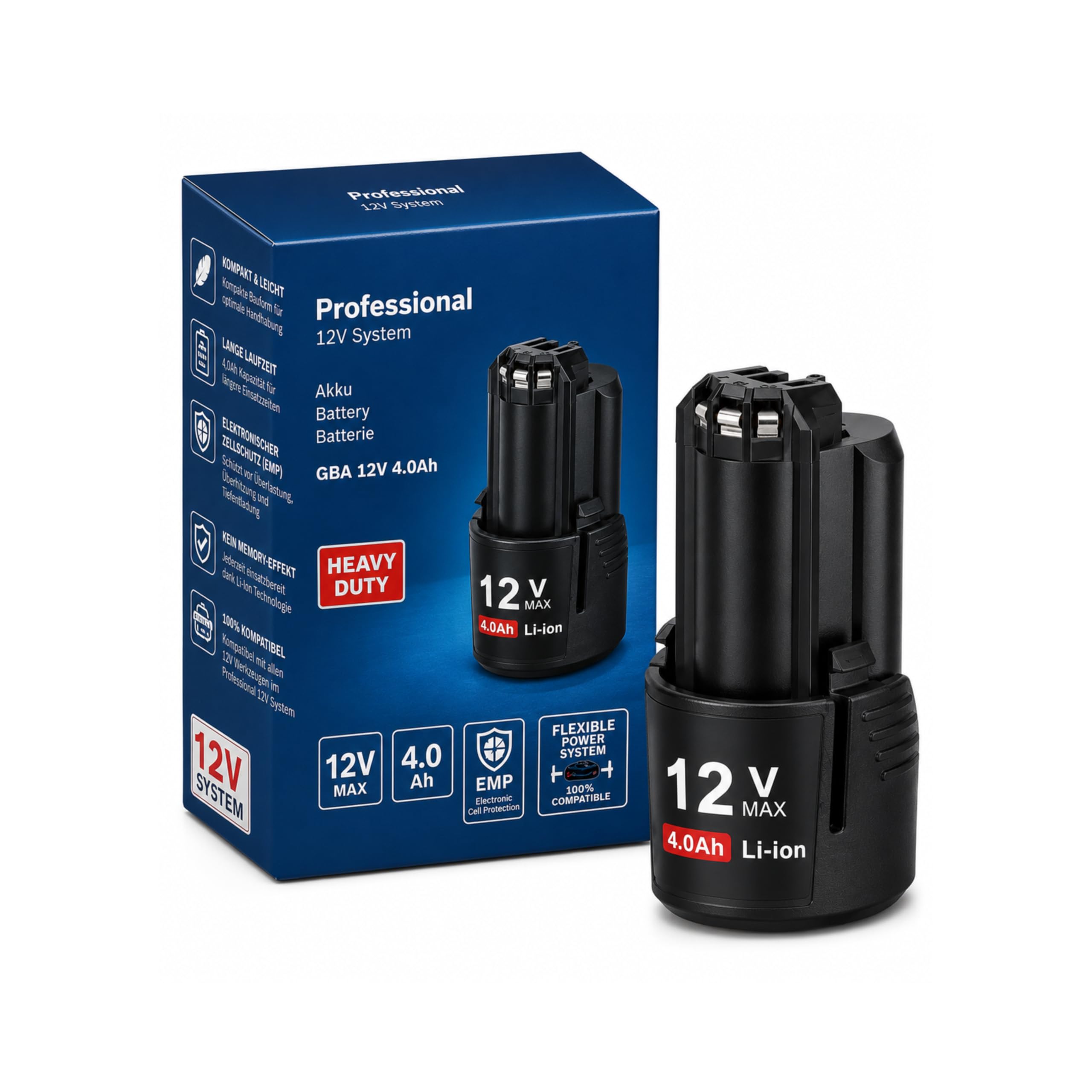 Batería GBA 12 V 4,0 Ah para Bosch Professional
