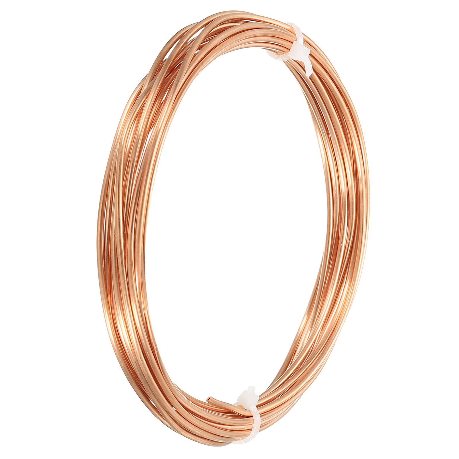 DMiotech 1mm x 2mm Largo 5.0 M Refrigerador Cobre Tubería Flexible Tubo para Compresión, Aire Acondicionador Aire Asistencia