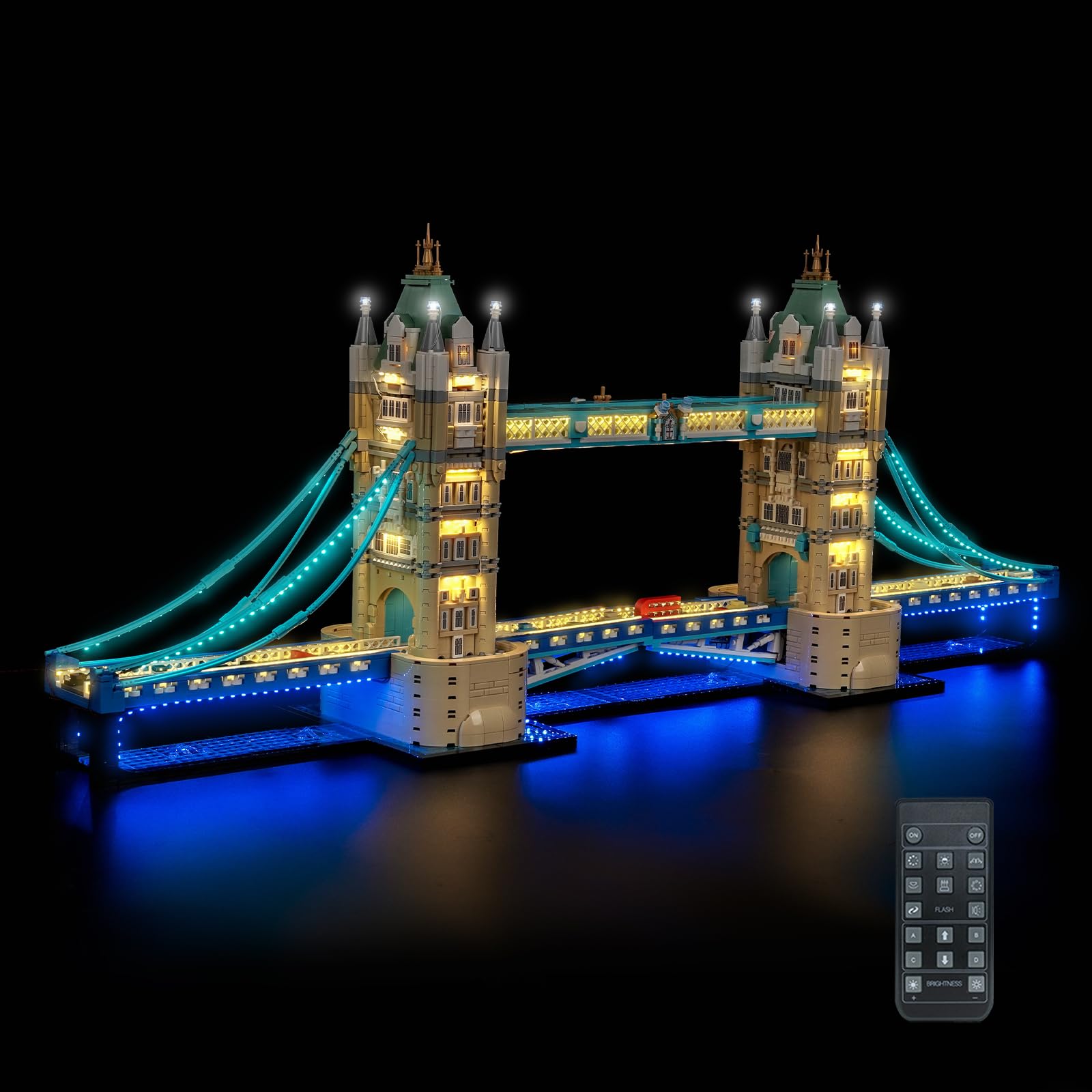 LocoLee RC LED Light Set Compatible with LEGO 21067 Tower Bridge