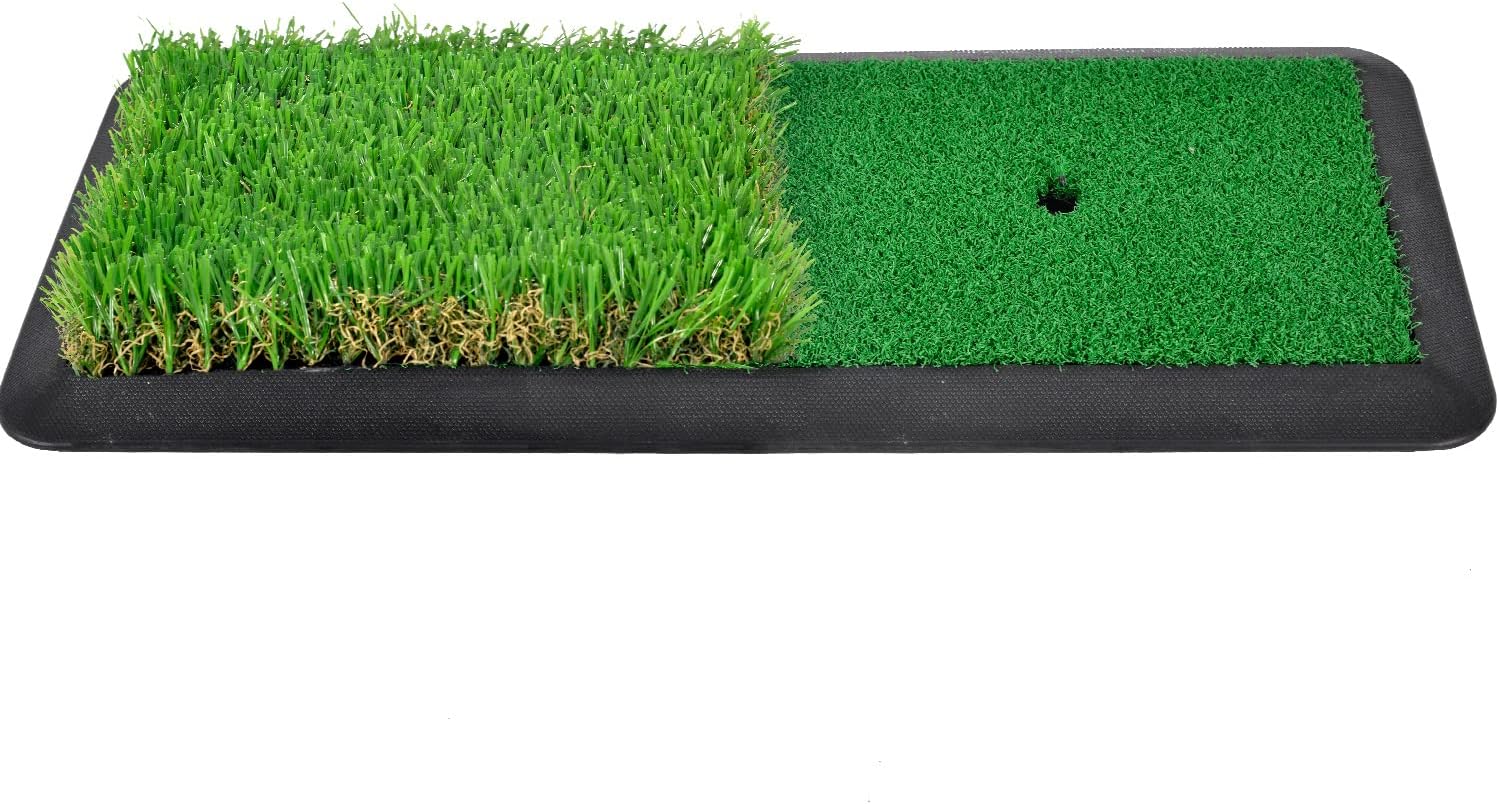 Golf Practice Hitting Chipping Driving Mats Indoor Outdoor Backyard