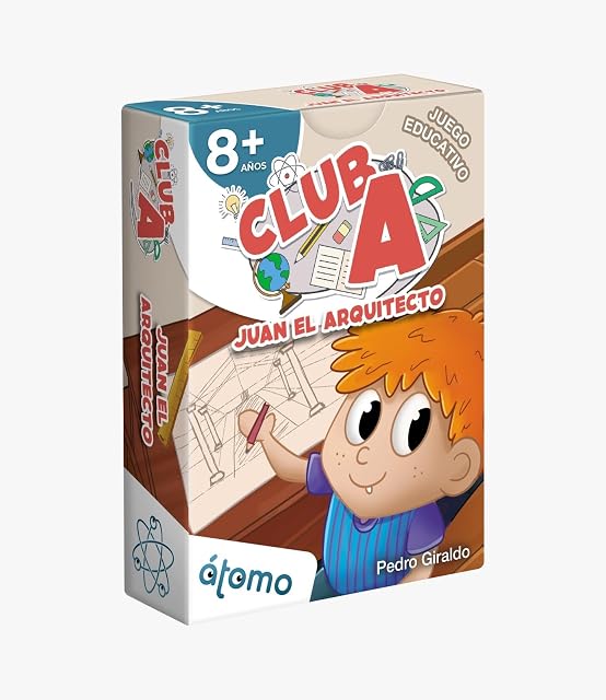 Atomo Games Club A. Juan el Arquitecto. Juego Educativo +8 años Ideal para Trabajar la resolución…