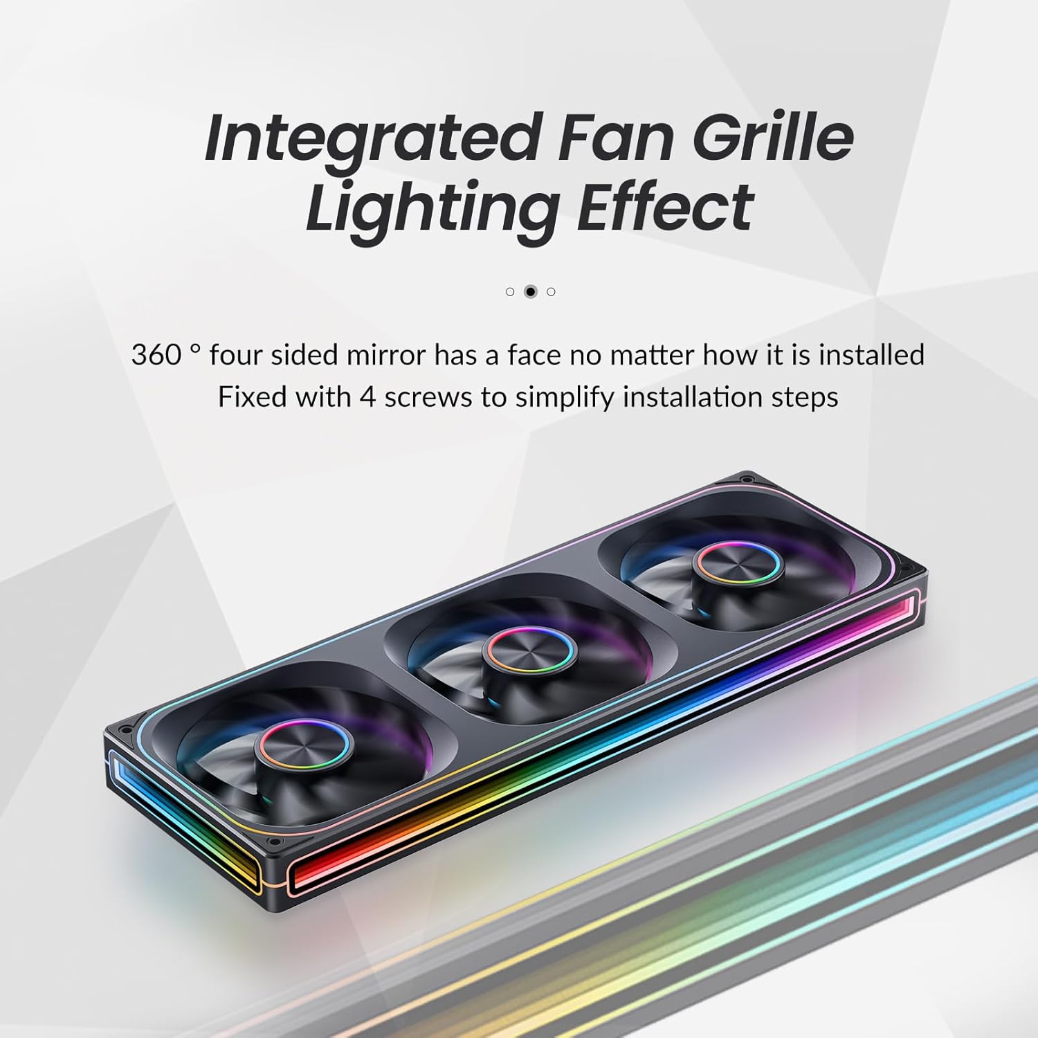 Integrated Fan Grille Lighting Effect