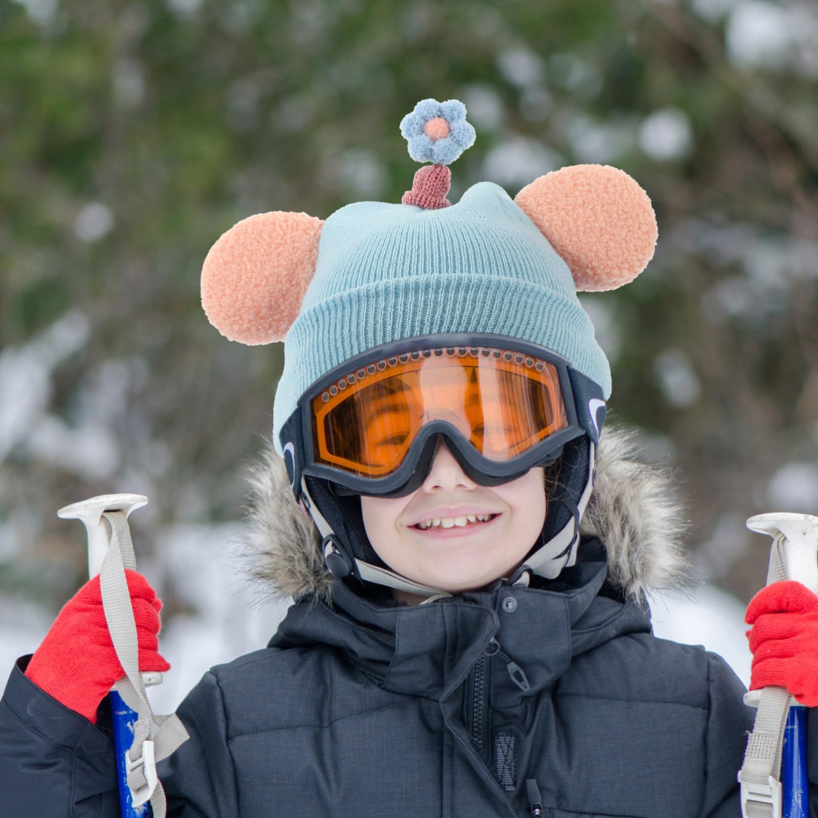 BESTonZON Copertura per Casco con Design Protezione e Decorazione per Sport Invernali Accessorio