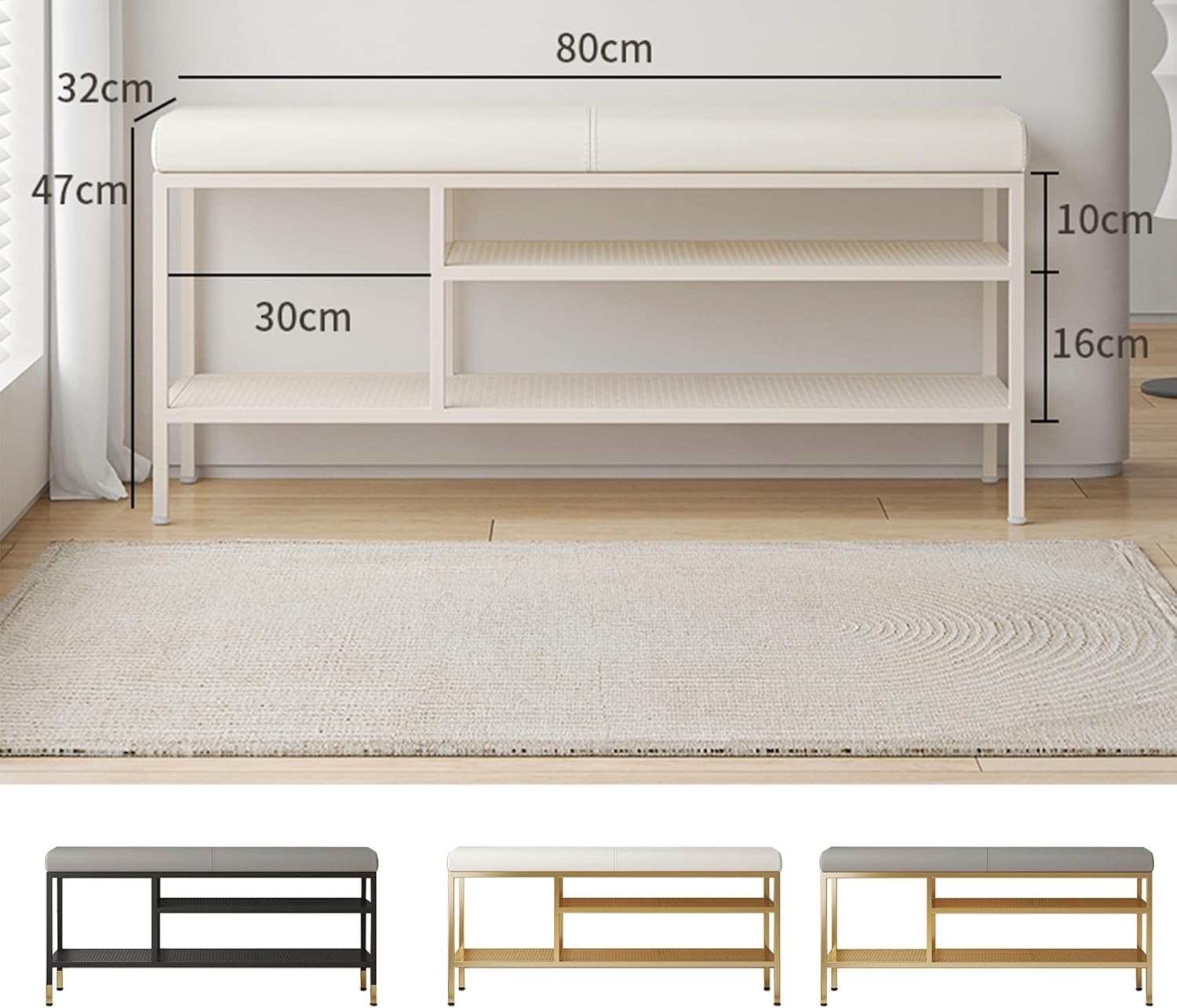 玄関/クローゼット用シューズラック、収納オットマン、シューズ収納 玄関/クローゼット用シューズラック、収納オットマン、シューズ収納