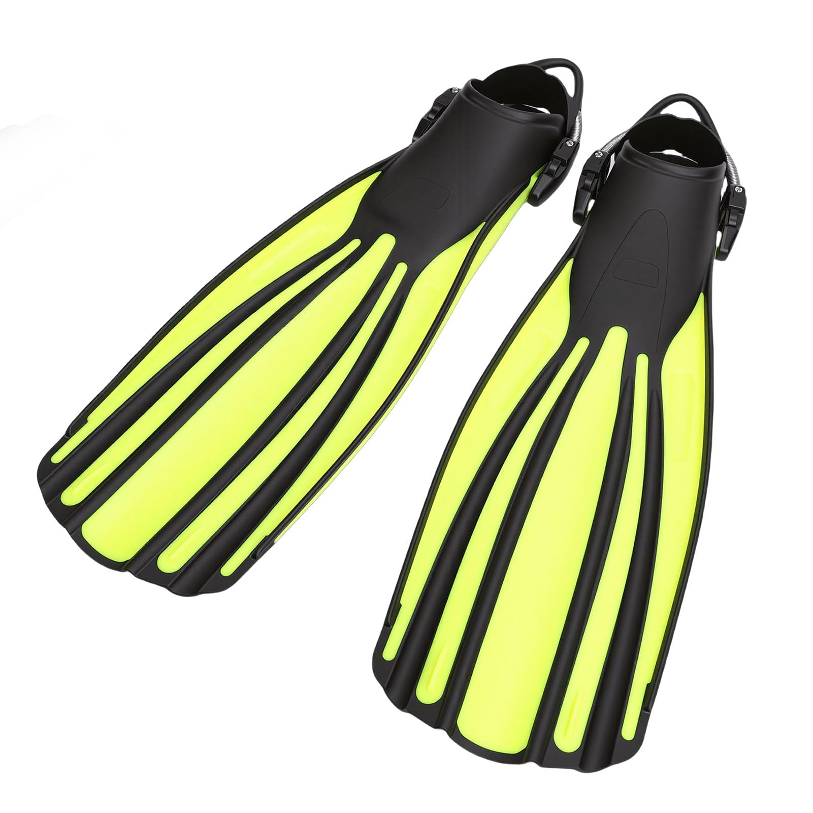 XUMIUZIY Aletas de Buceo Largas Profesionales para un Mejor Rendimiento bajo el Agua, Versátiles para Snorkel y Deportes Acuáticos, 2 Aletas, 2 Correas para , 1 Bolsa de Almacenamiento