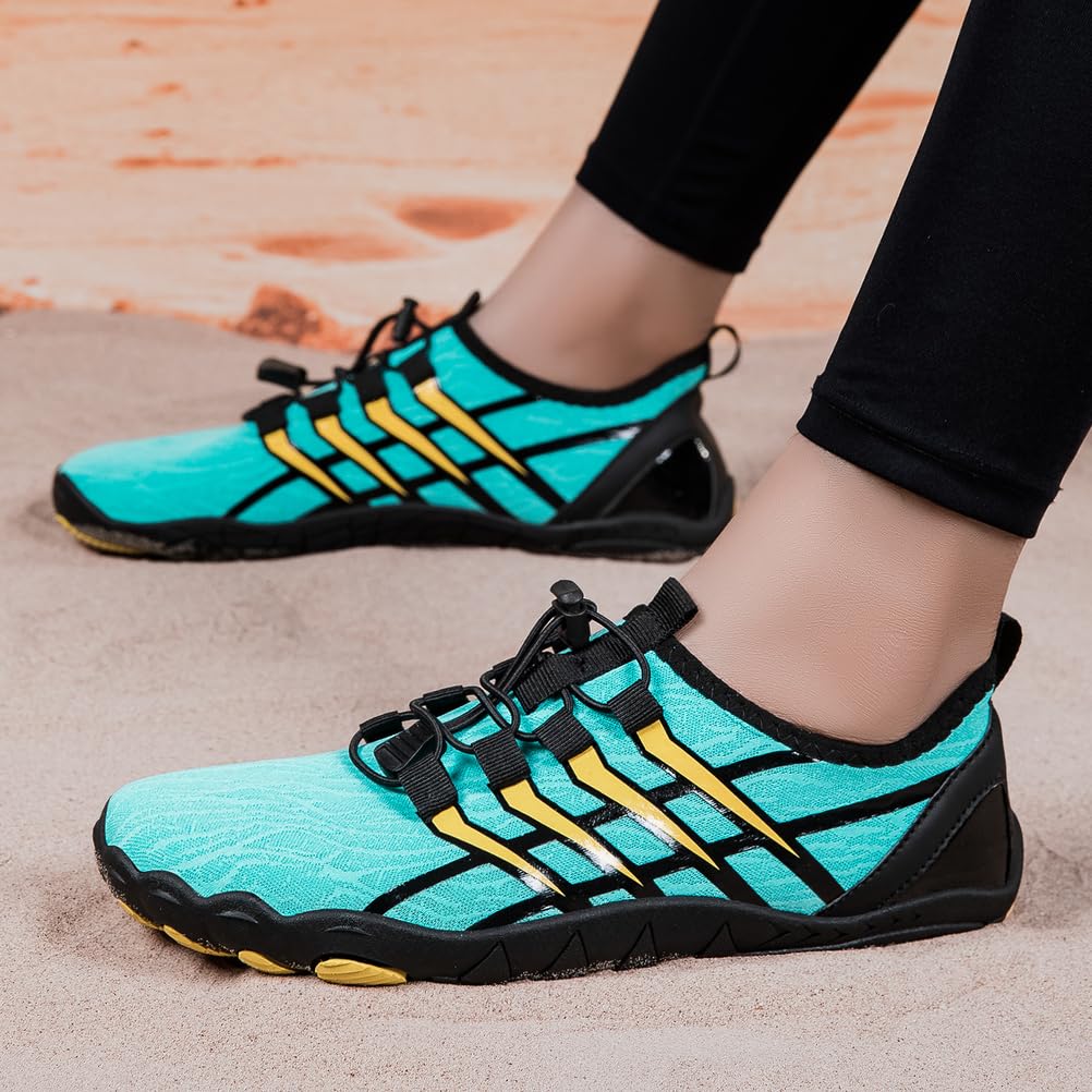 Zapatos de Agua Hombre Mujer Secado Rápido Calcetines de Agua Snorkel Natación Playa Senderismo Antideslizante Suela Flexible Descalzo